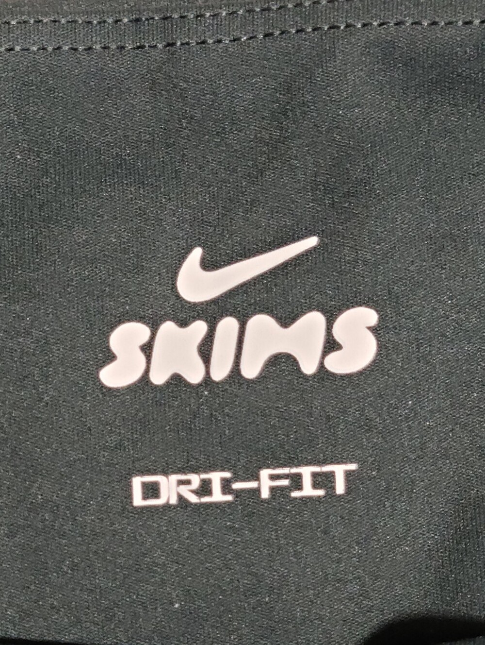 Nike SKIMS Matte Slim Flare Legging Dark Teal Women Small NEW - Picture 4 of 7